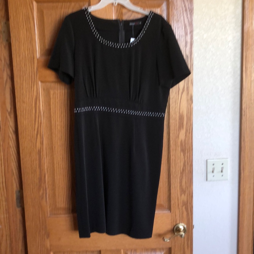Georgiou black dress w beading